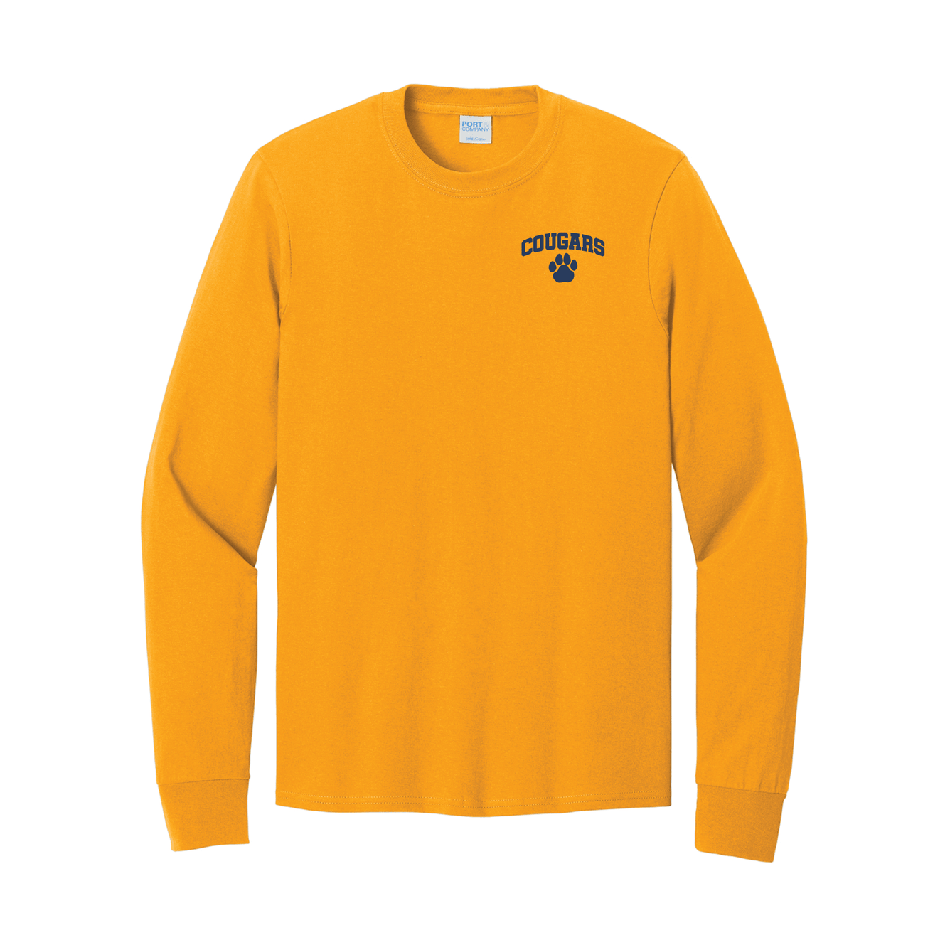 Killingworth Elementary - Gold Long Sleeve Core Cotton Tee
