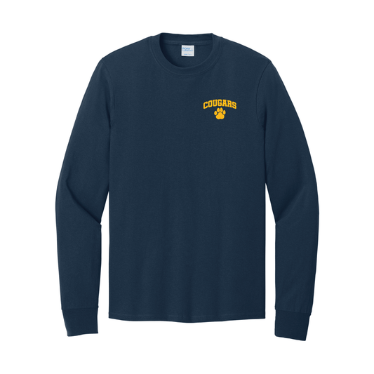 Killingworth Elementary - Navy Long Sleeve Core Cotton Tee