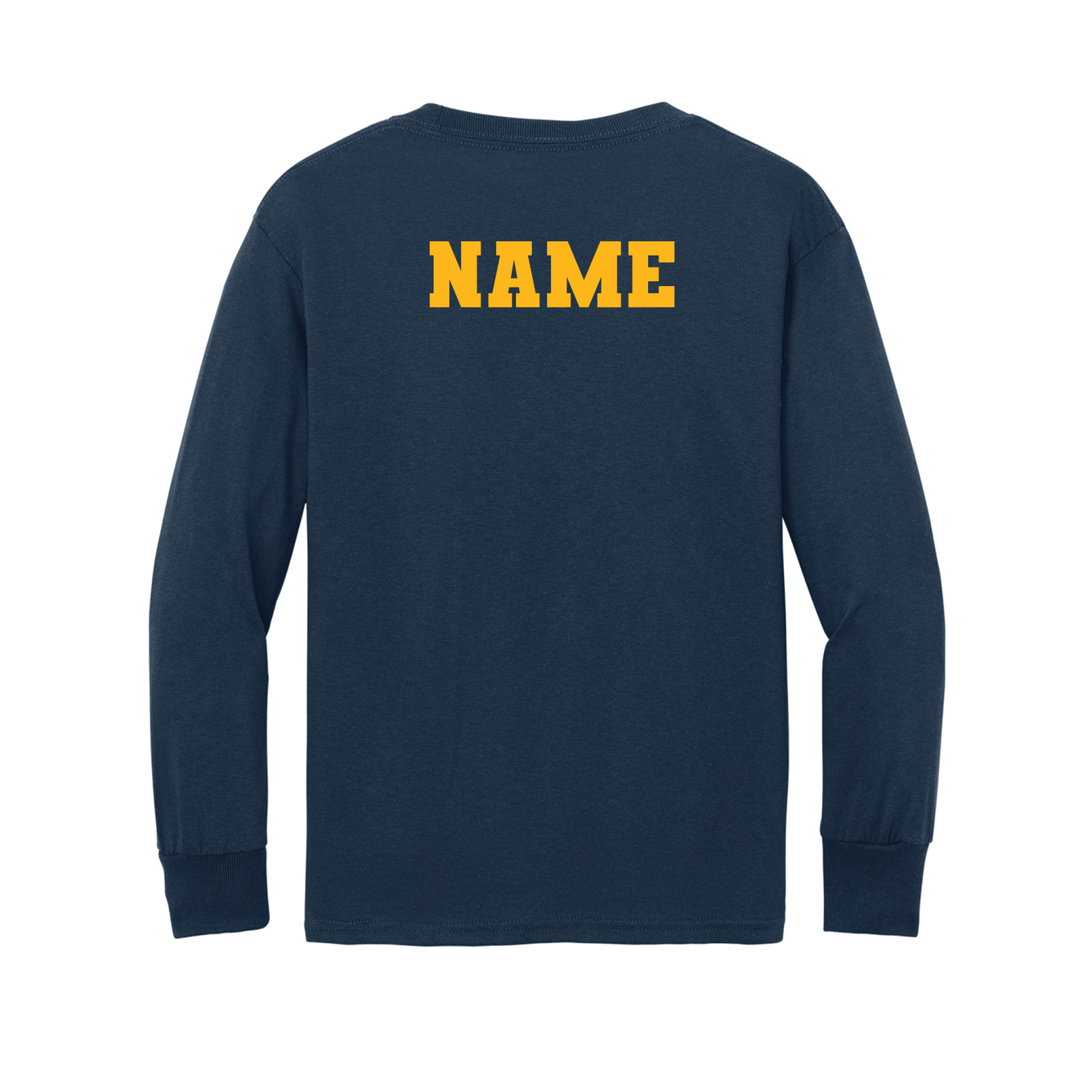 Killingworth Elementary - Navy Youth Long Sleeve Core Cotton Tee (Personalized)