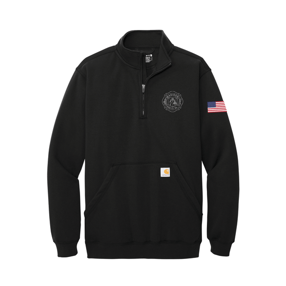 Madison Hose Company - Midweight 1/4-Zip Mock Neck Sweatshirt