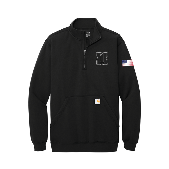 Madison Hose Company - Midweight 1/4-Zip Mock Neck Sweatshirt