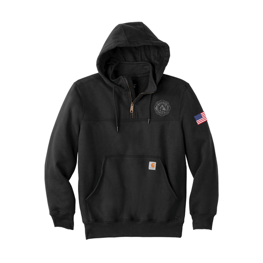Madison Hose Company - Heavyweight Hooded Zip Mock Sweatshirt
