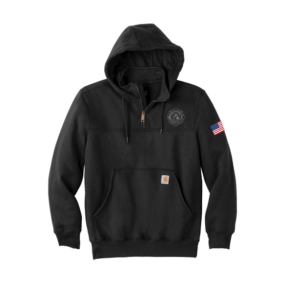 Madison Hose Company - Heavyweight Hooded Zip Mock Sweatshirt