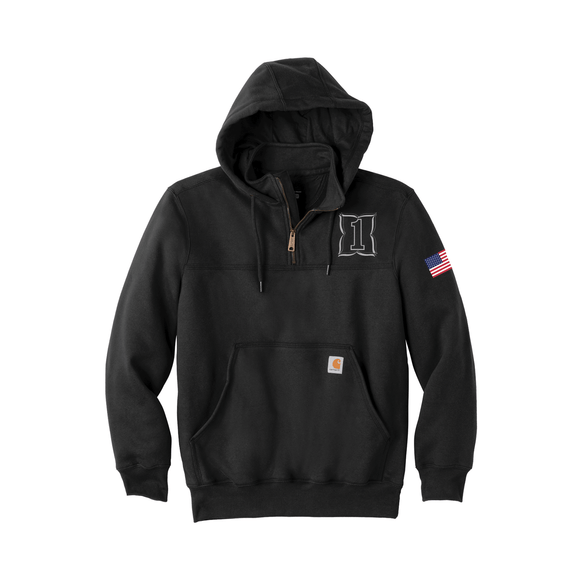 Madison Hose Company - Heavyweight Hooded Zip Mock Sweatshirt