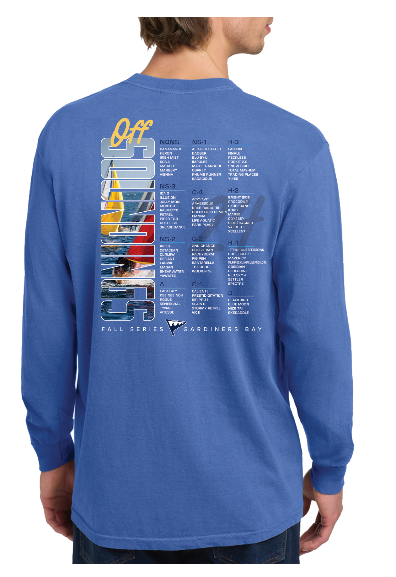 Off Soundings - Fall Series '24 Garment-Dyed Heavyweight Long Sleeve T-Shirt V3