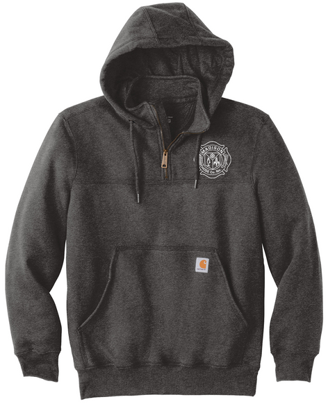 Madison Hose Company - Heavyweight Hooded Zip Mock Sweatshirt