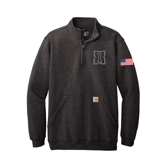 Madison Hose Company - Midweight 1/4-Zip Mock Neck Sweatshirt