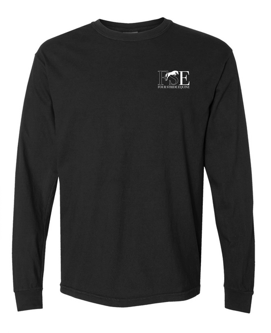 Four Stride Equine - Heavyweight Ring Spun Long Sleeve Tee