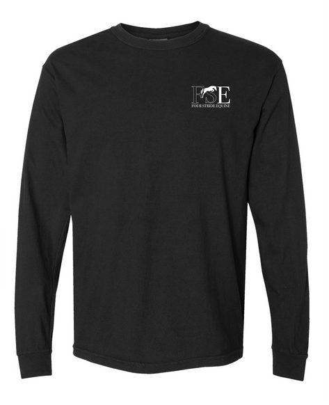 Four Stride Equine - Heavyweight Ring Spun Long Sleeve Tee