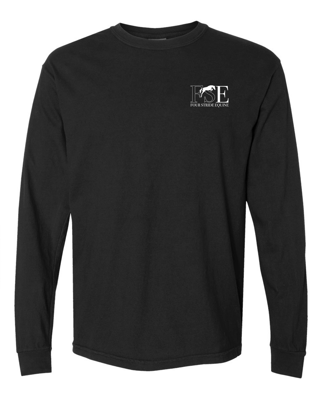 Four Stride Equine - Heavyweight Ring Spun Long Sleeve Tee
