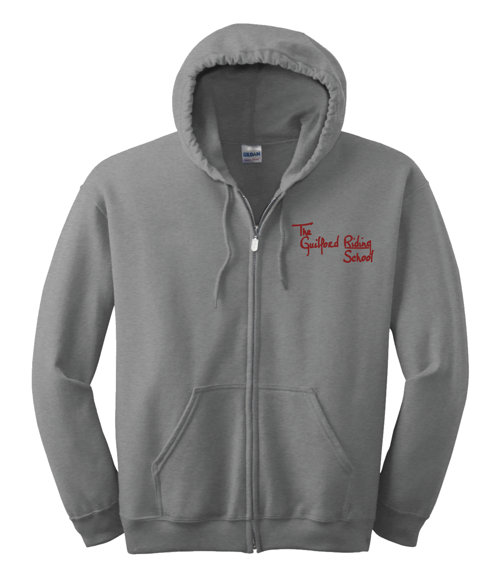 Guilford Riding School - Adult Full-Zip Hooded Sweatshirt