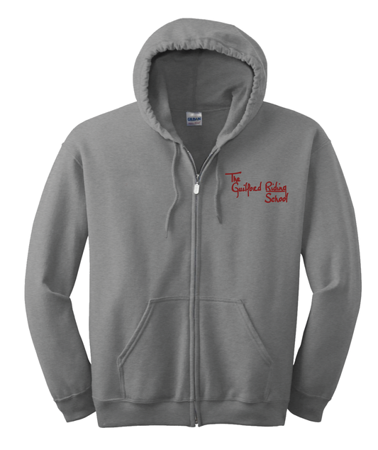 Guilford Riding School - Adult Full-Zip Hooded Sweatshirt