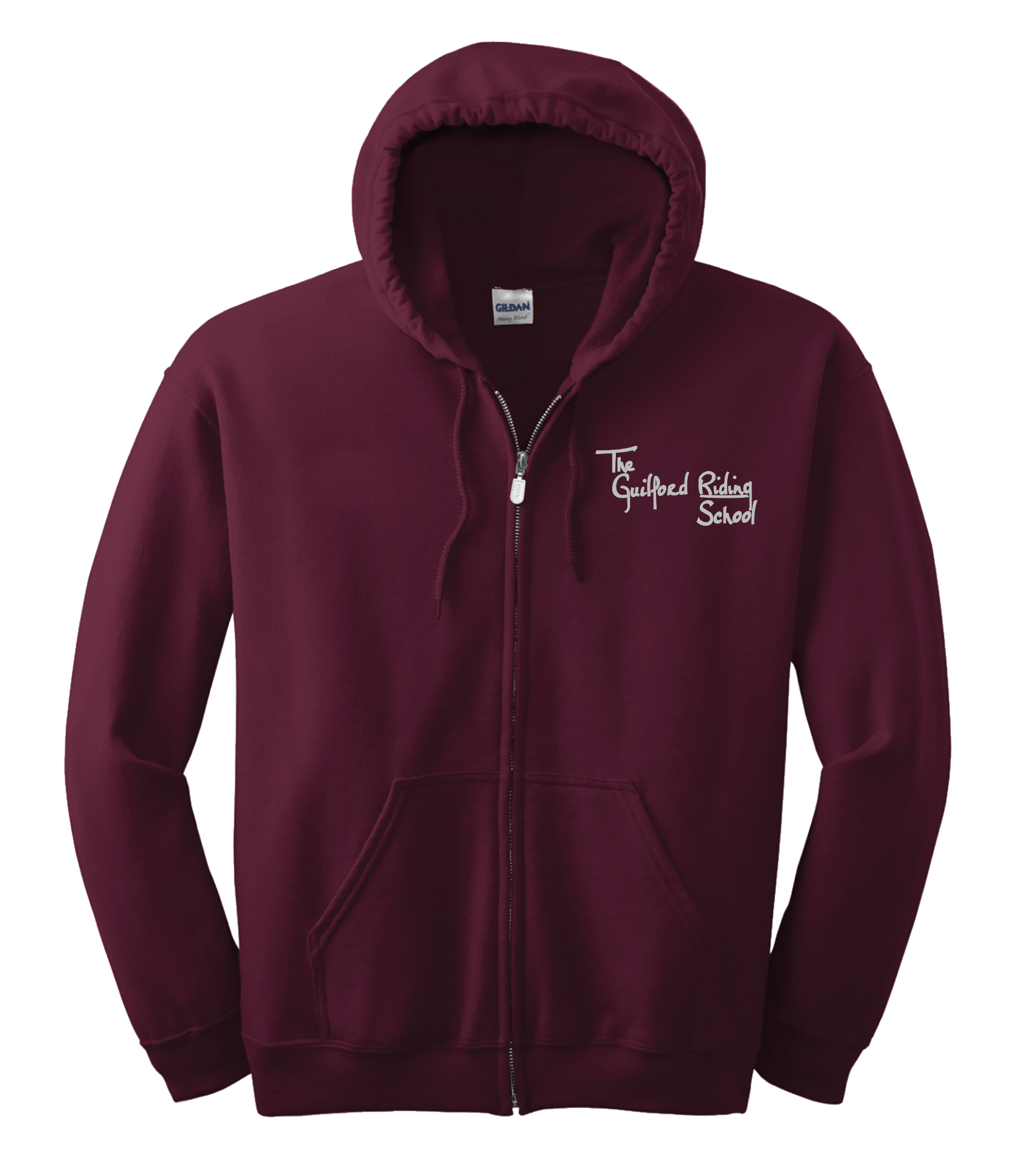 Guilford Riding School - Adult Full-Zip Hooded Sweatshirt