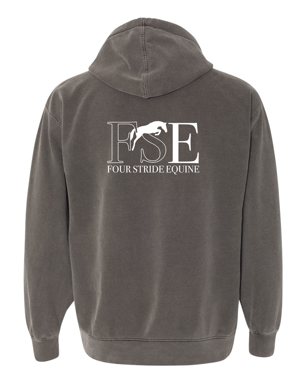 Four Stride Equine - Garment-Dyed Hooded Sweatshirt (Personalized)