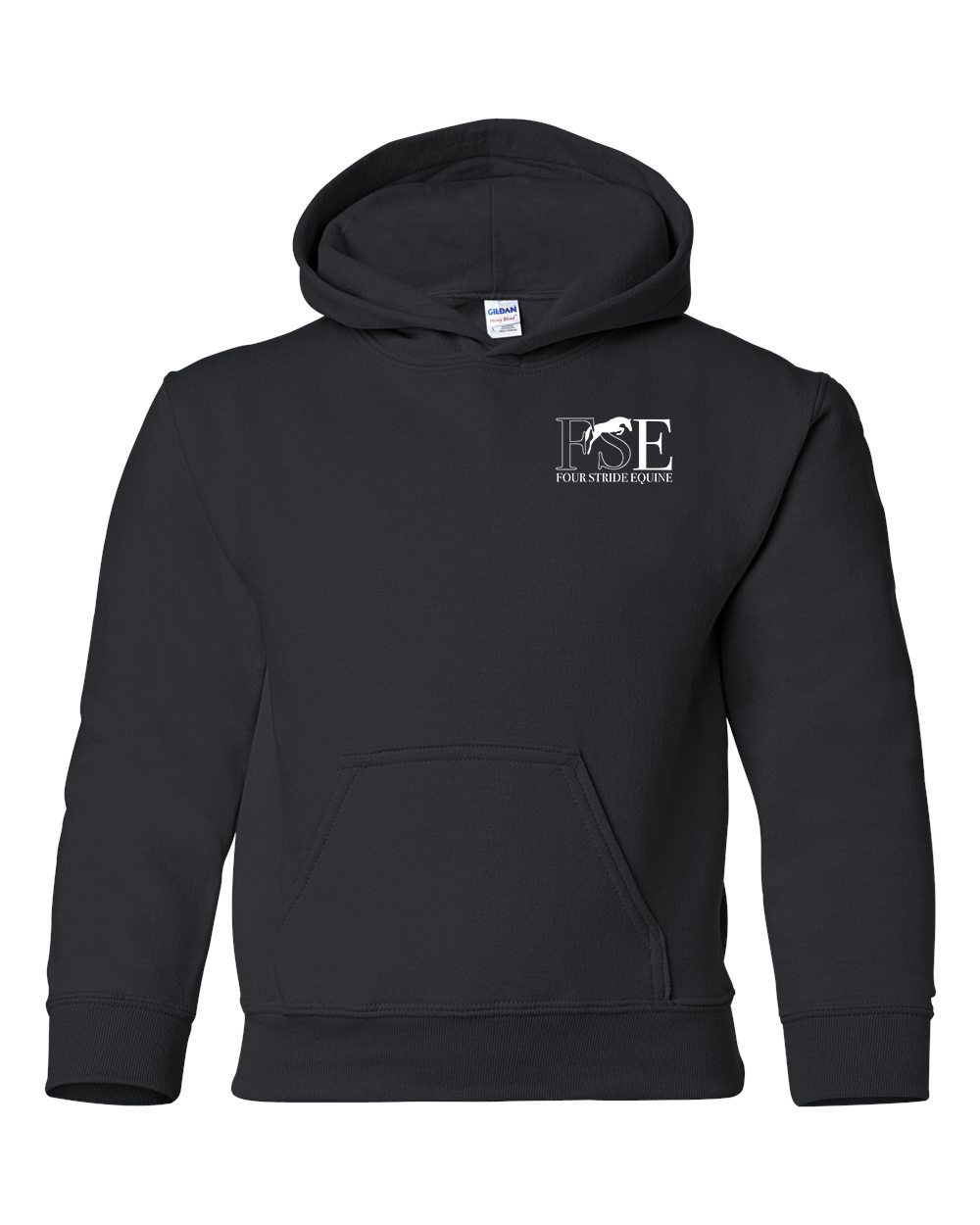Four Stride Equine - Heavy Blend™ Youth Hooded Sweatshirt