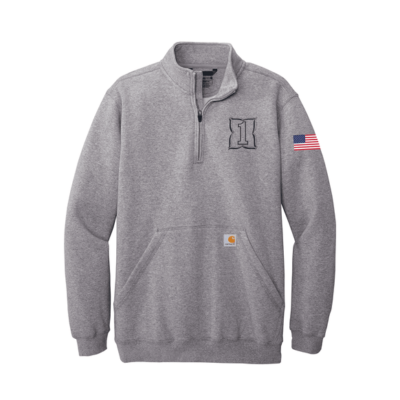 Madison Hose Company - Midweight 1/4-Zip Mock Neck Sweatshirt
