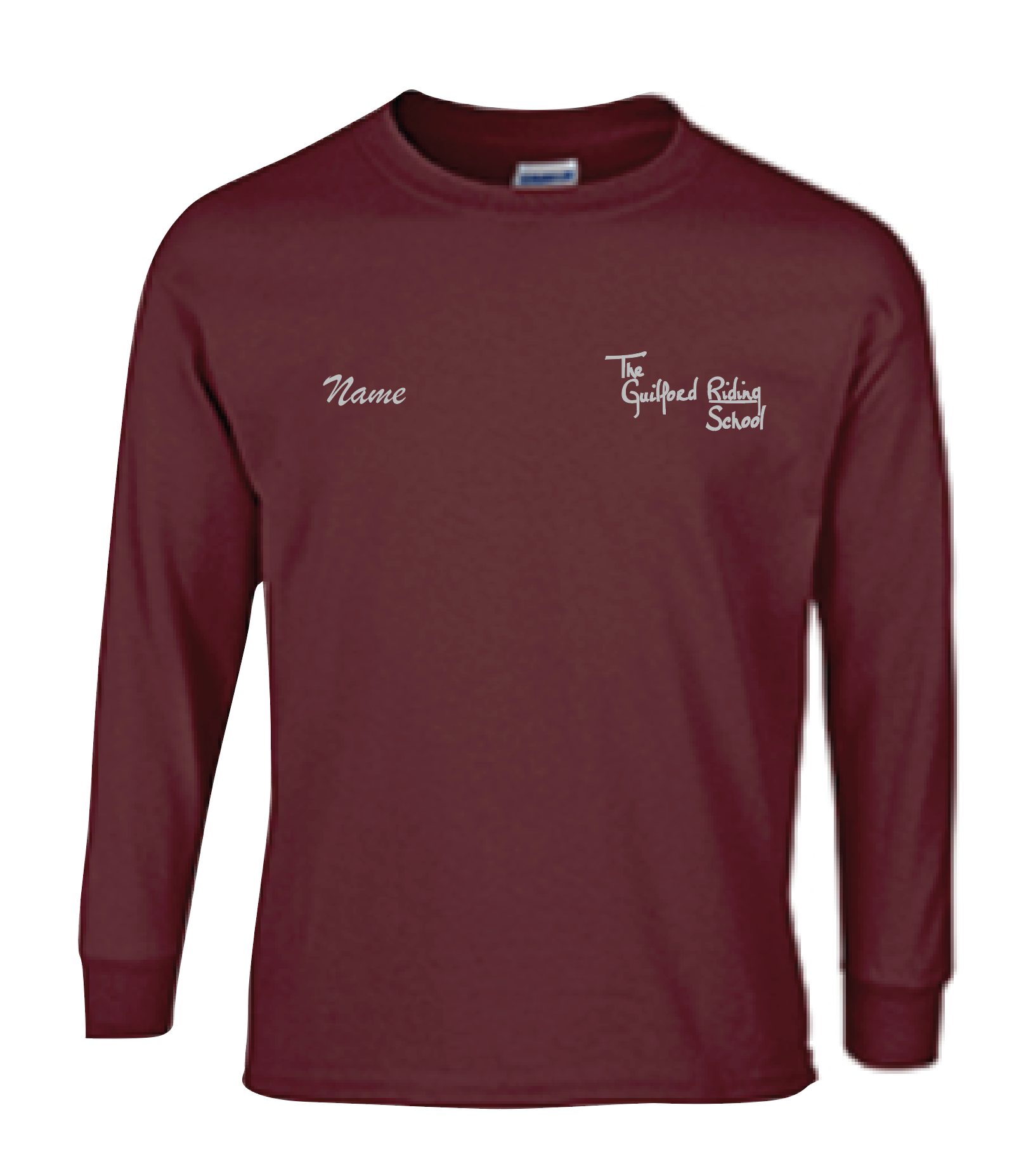 Guilford Riding School - Adult Long Sleeve T-Shirt (Personalized)