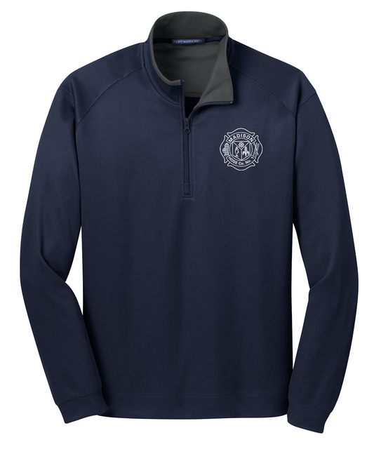 Madison Hose Company - Vertical Texture 1/4-Zip Pullover