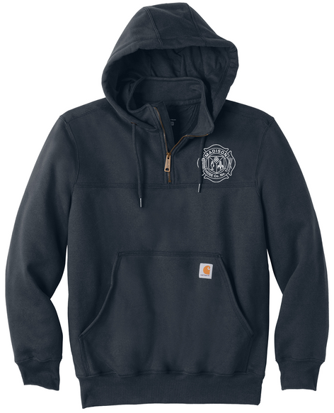 Madison Hose Company - Heavyweight Hooded Zip Mock Sweatshirt