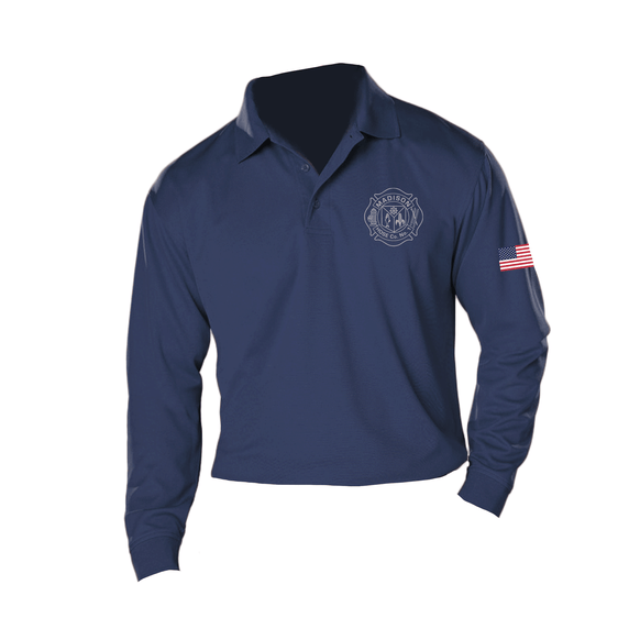 Madison Hose Company - Men's Snag Resistant Wicking L/S Polo