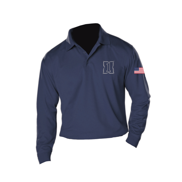 Madison Hose Company - Men's Snag Resistant Wicking L/S Polo