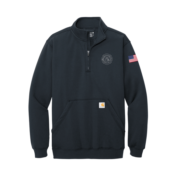 Madison Hose Company - Midweight 1/4-Zip Mock Neck Sweatshirt