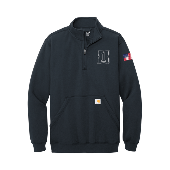 Madison Hose Company - Midweight 1/4-Zip Mock Neck Sweatshirt