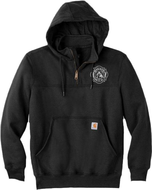 Madison Hose Company - Heavyweight Hooded Zip Mock Sweatshirt