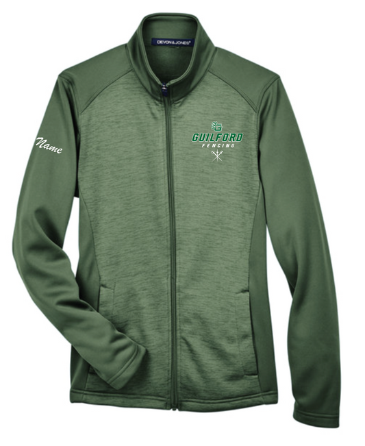 GHS Fencing - Ladies Fleece Full-Zip (Personalized)