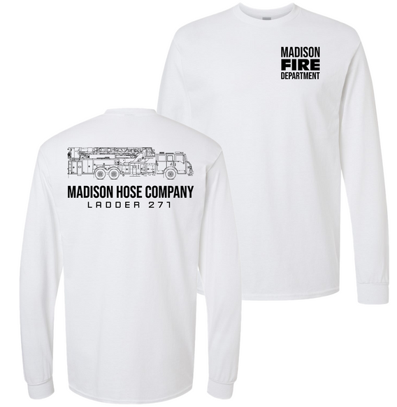 Madison Hose Company - Heavy Cotton™ 100% Cotton Long Sleeve T-Shirt
