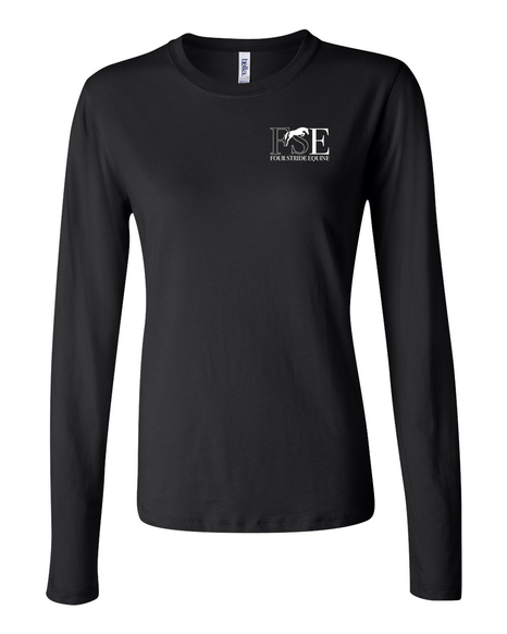 Four Stride Equine - Women’s Jersey Long Sleeve Tee