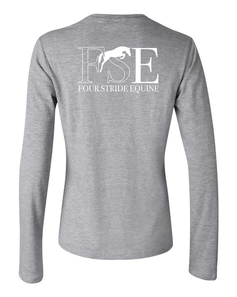 Four Stride Equine - Women’s Jersey Long Sleeve Tee