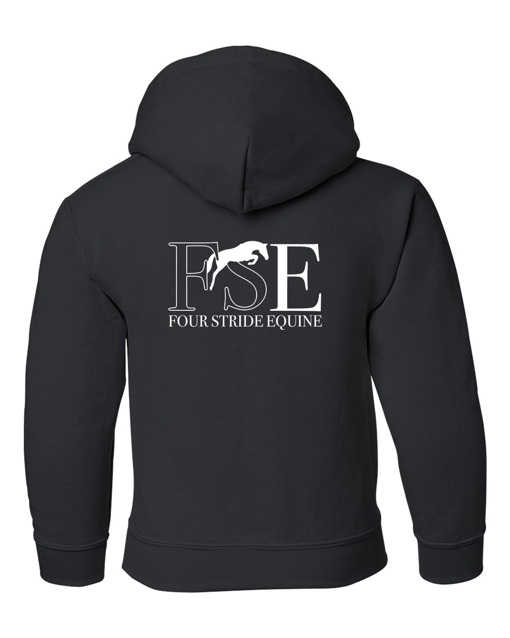 Four Stride Equine - Heavy Blend™ Youth Hooded Sweatshirt (Personalized)