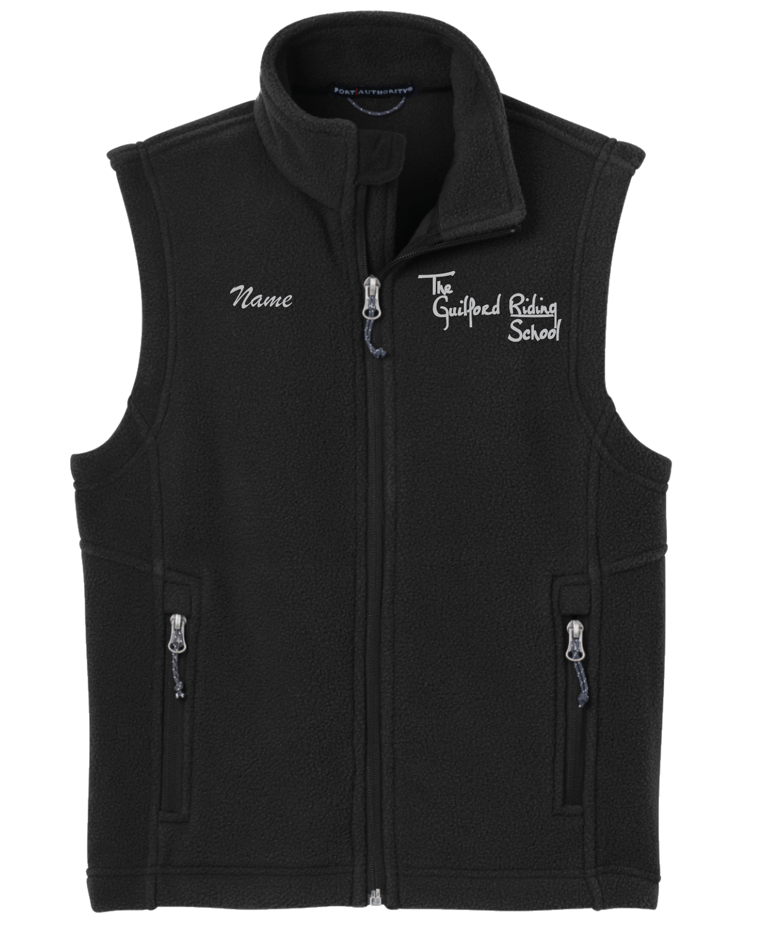 Guilford Riding School - Youth Fleece Vest (Personalized)